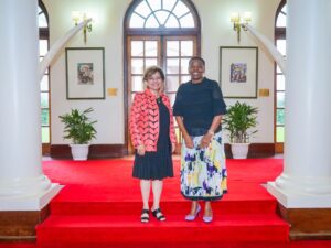 Dr Yvette Isaac with First Lady Mama Rachel Ruto