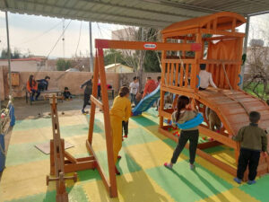 New children playground at Roads of Success medical center in Kurdistan region - Northern Iraq