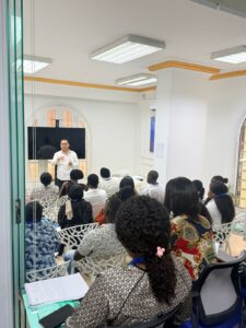 The first day of the Nursing and Care Giving program for elderly care started at our Nobles center in Egypt